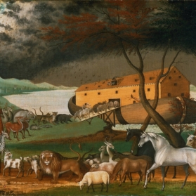 L'Arche de Noé. Tableau d'Edward Hicks (1846)